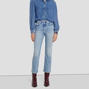 7 For All Mankind LUXE VINTAGE HIGH WAIST SLIM KICK 29
